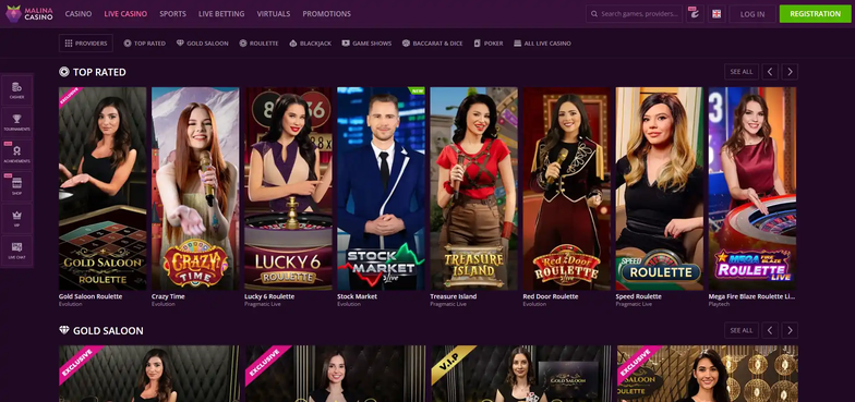 malina casino Gameplay